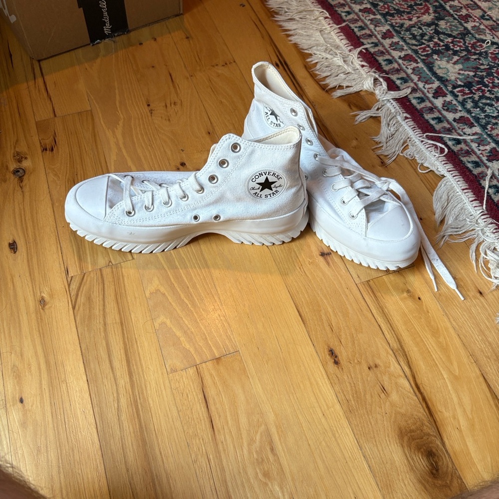 Converse Off-White High-Top Sneakers
